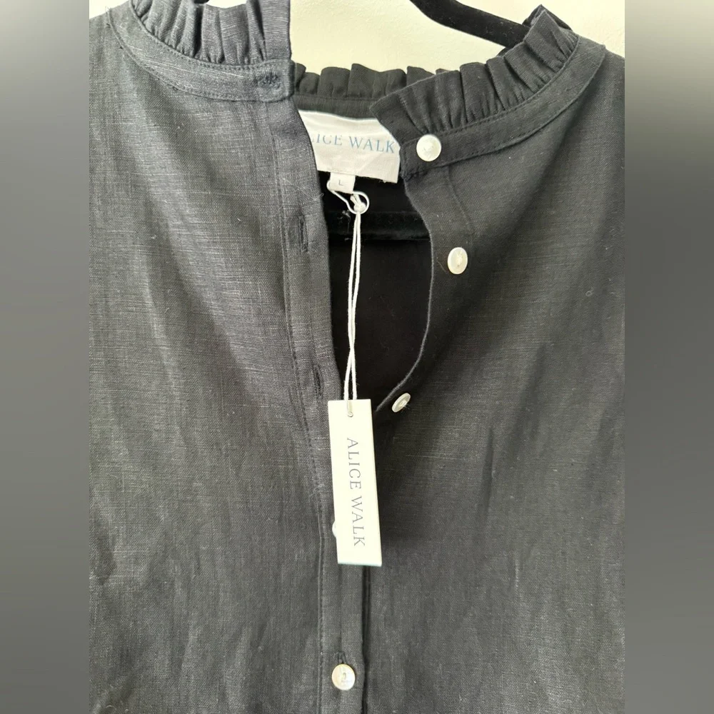 NWT Alice Walk Linen Dress - Picture 2 of 6
